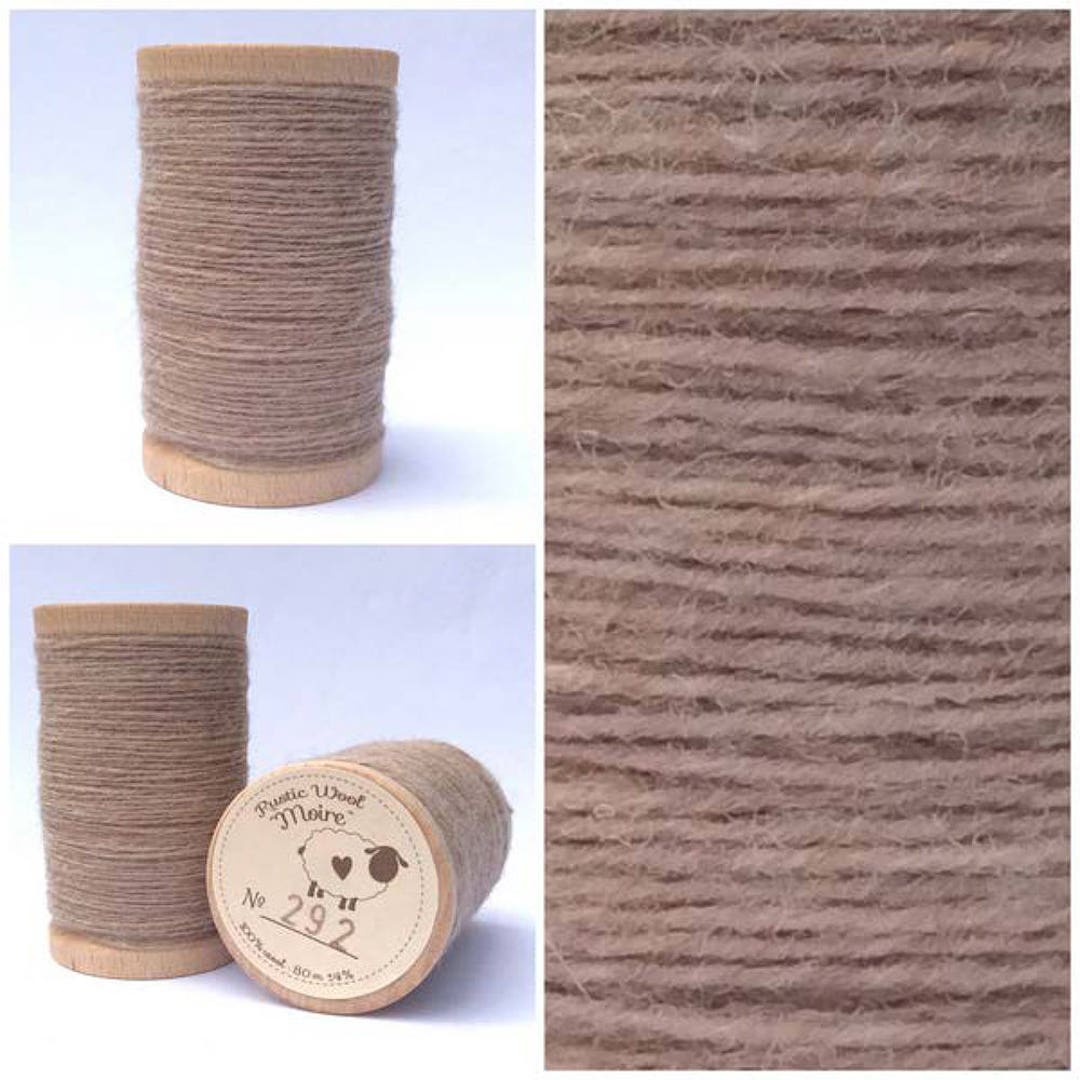 Rustic Moire Wool Thread #292 for Hand Embroidery, Wool Applique ...