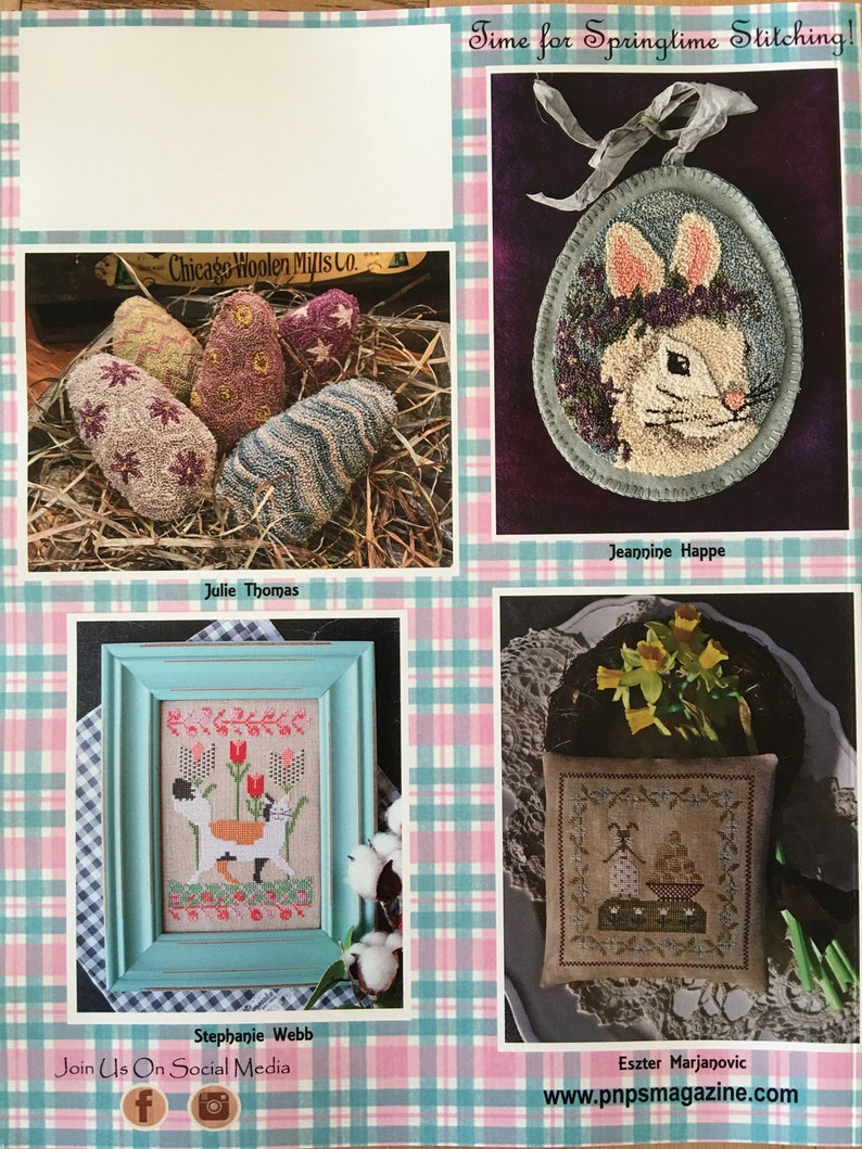 Punchneedle & Primitive Stitcher Magazine 2021 SPRING Issue Etsy