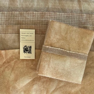 PARCHMENT Hand Dyed Wool Bundle for PRIMITIVE Rug Hooking, Rug Braiding, Wool Quilt Making and Wool Applique