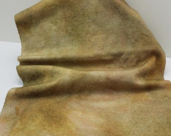 WALNUT Hand Dyed Fat Quarter for Rug Hooking, Wool Applique