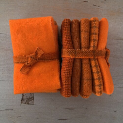 Wool Applique Pieces Bundle Etsy