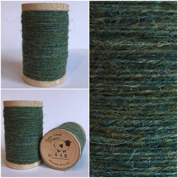 Rustic Moire Wool Thread 448 for Embroidery Punch Needle