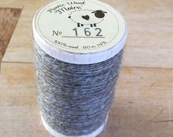 Rustic Moire Wool Thread #162 for Embroidery, Wool Applique and Punch Needle Embroidery