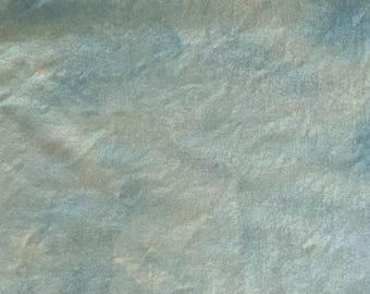 ROBINS EGG BLUE Hand Dyed Fat Quarter for Rug Hooking, Wool Applique