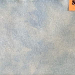 GENTLE SKY Hand Dyed Fat Quarter, Dyed in Soft Blue Tones for Rug Hooking,  Wool Applique, and Wool Quilts