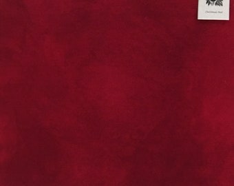 SANTA'S COAT Hand Dyed Wool Fat Quarter, Christmas Red Felted Fabric, Rug Hooking and Applique