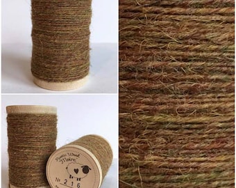 Rustic Moire Wool Thread #216 for Embroidery, Wool Applique, and Punch Needle Embroidery