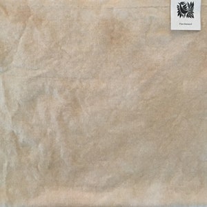 PARCHMENT Hand Dyed Fat Quarter for Rug Hooking and Wool Applique