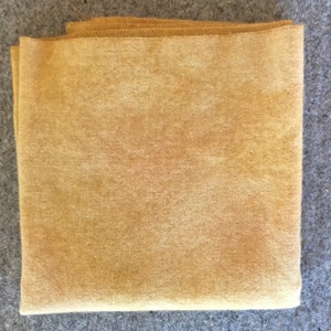 STRAW Hand Dyed Fat Quarter for Rug Hooking, Rug Braiding, Wool Quilt Making and Wool Applique