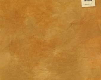 AUTUMN GOLD Hand Dyed Wool Fat Quarter, Rug Hooking & Applique