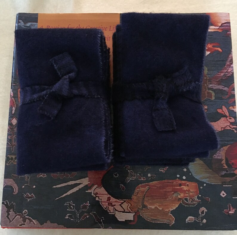 Navy Blue Hand Dyed Wool Bundle, Rug Hooking & Quilting - Etsy