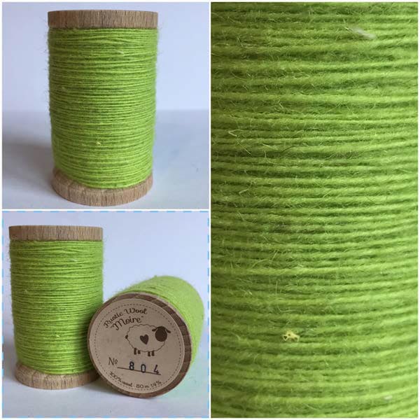 Rustic Moire Wool Thread #804 for Embroidery, Wool Applique and Punch Needle Embroidery