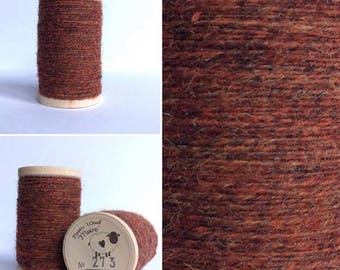 Rustic Moire Wool Thread #273 for Embroidery, Punch Needle Embroidery, and Wool Applique