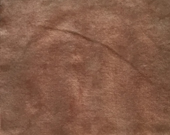 CINNAMON Hand Dyed Fat QUARTER for Rug Hooking and Wool Applique