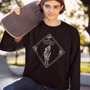 The Grey Wizard / The Wandering Wizards Society | Unisex Crewneck Sweatshirt