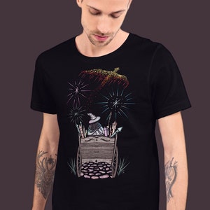 The Grey Wizard and his F i r e w o r k s | Unisex Classic T-shirt