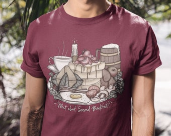 Second Breakfast | Short-Sleeve Unisex T-Shirt - Colored Ink