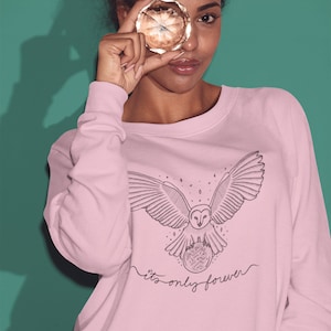 It's Only Forever | Owl + Labyrinth Crystal Ball | Unisex Crewneck Sweatshirt