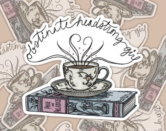 Obstinate Headstrong Girl | Pride & Prejudice / Jane Austen | Bubble-free Stickers