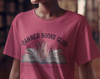 Banned Books Club - Fürsprecher für geistige Freiheit || Unisex Classic T-Shirt - Schwarze Tinte