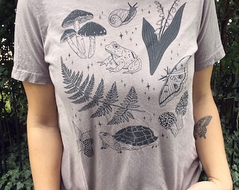 Magic of the Woodlands / Nature Tee | Unisex Classic Tshirt - Black Ink