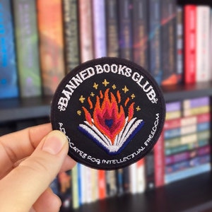 Banned Books Club Advocates For Intellectual Freedom // Bookish Patch Embroidered Patch image 1