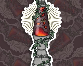 Mordor Lava Lamp // Elvish Lava Lamp // The One Ring || Bubble-free stickers