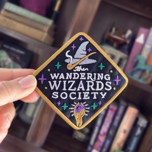 The Wandering Wizards Society || Embroidered Twill Patch
