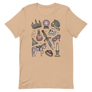 The Romantasy Tropes Bookish Tee / Fantasy Romance Historical Romance | Unisex Classic Tshirt