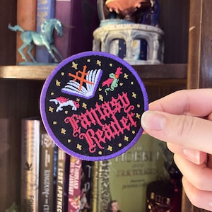 Fantasy Reader // Bookish Patch | Embroidered Patch