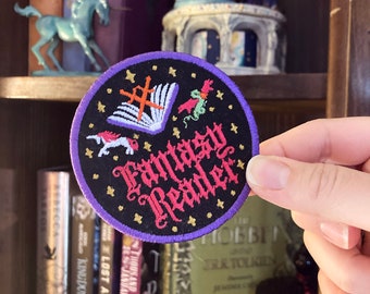 Fantasy Reader // Bookish Patch | Embroidered Patch