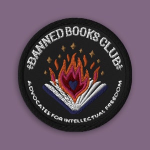 Banned Books Club Advocates For Intellectual Freedom // Bookish Patch Embroidered Patch image 2