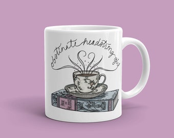 Obstinate Headstrong Girl | Pride & Prejudice / Jane Austen | White Mug
