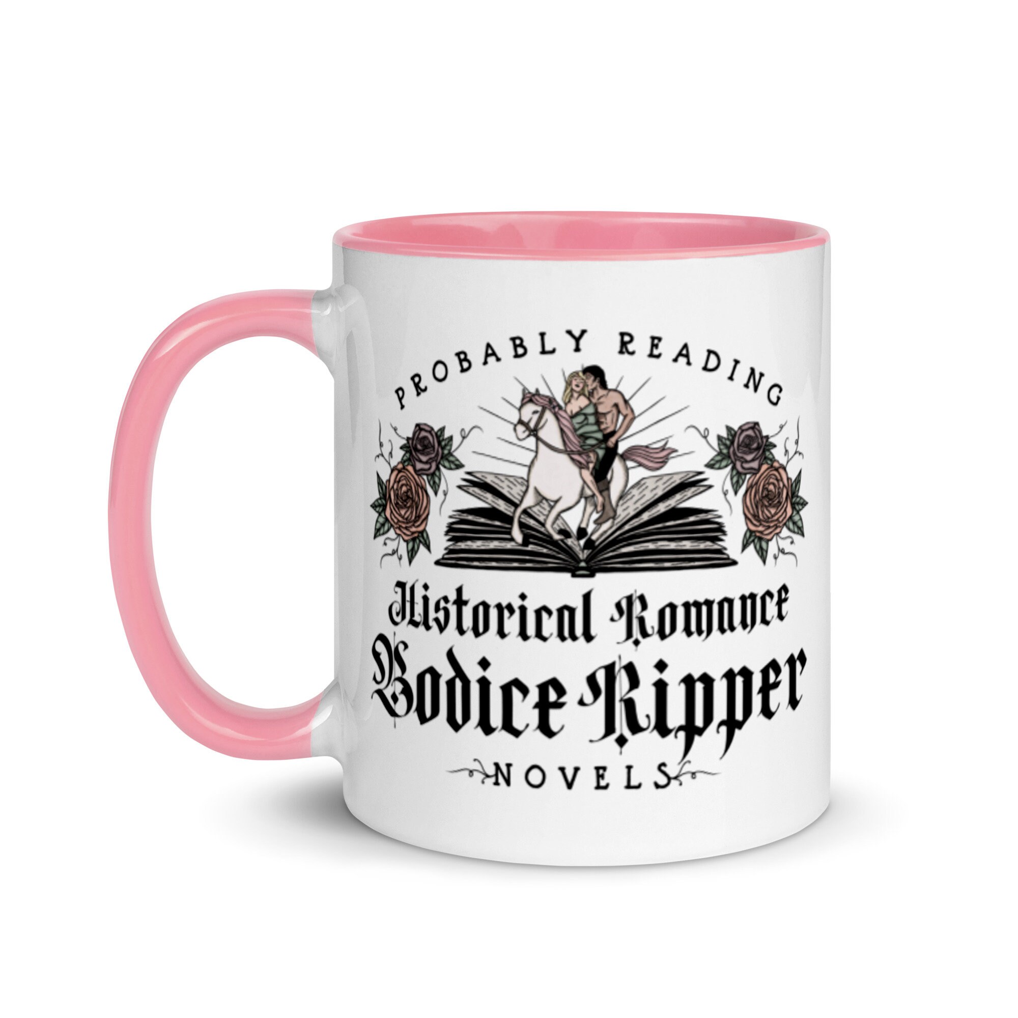 Probably Reading Historical Romance Bodice Ripper Novels