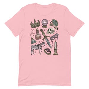 The Romantasy Tropes Bookish Tee / Fantasy Romance Historical Romance | Unisex Classic Tshirt