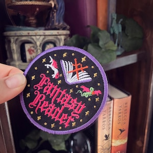 Fantasy Reader // Bookish Patch | Embroidered Patch