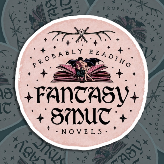 Probably Reading Fantasy Smut Novels / Fantasy Romance Books / Etsy India