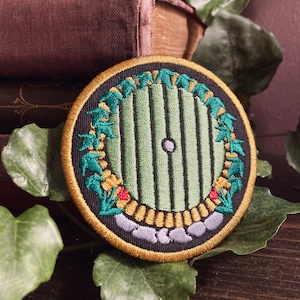 Bag End // Cottage Circle Door Patch | Embroidered Patch