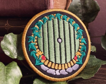 Bag End // Cottage Circle Door Patch | Embroidered Patch