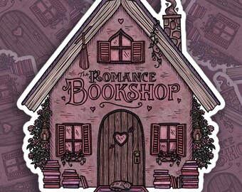 The Romance Bookshop // Romance Reader || Bubble-free Kiss-cut Stickers