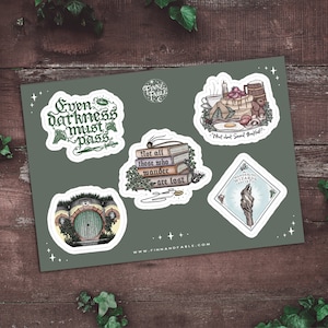 Middle Earth Sticker Collection || Sticker Sheet