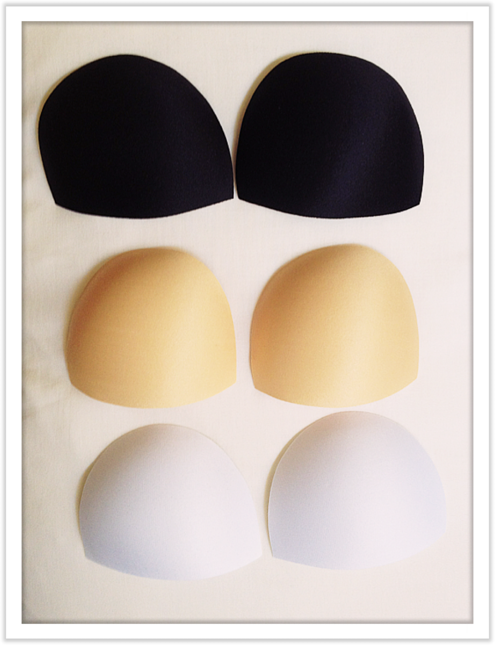 Bra Pads 6 pairs in a pack Etsy