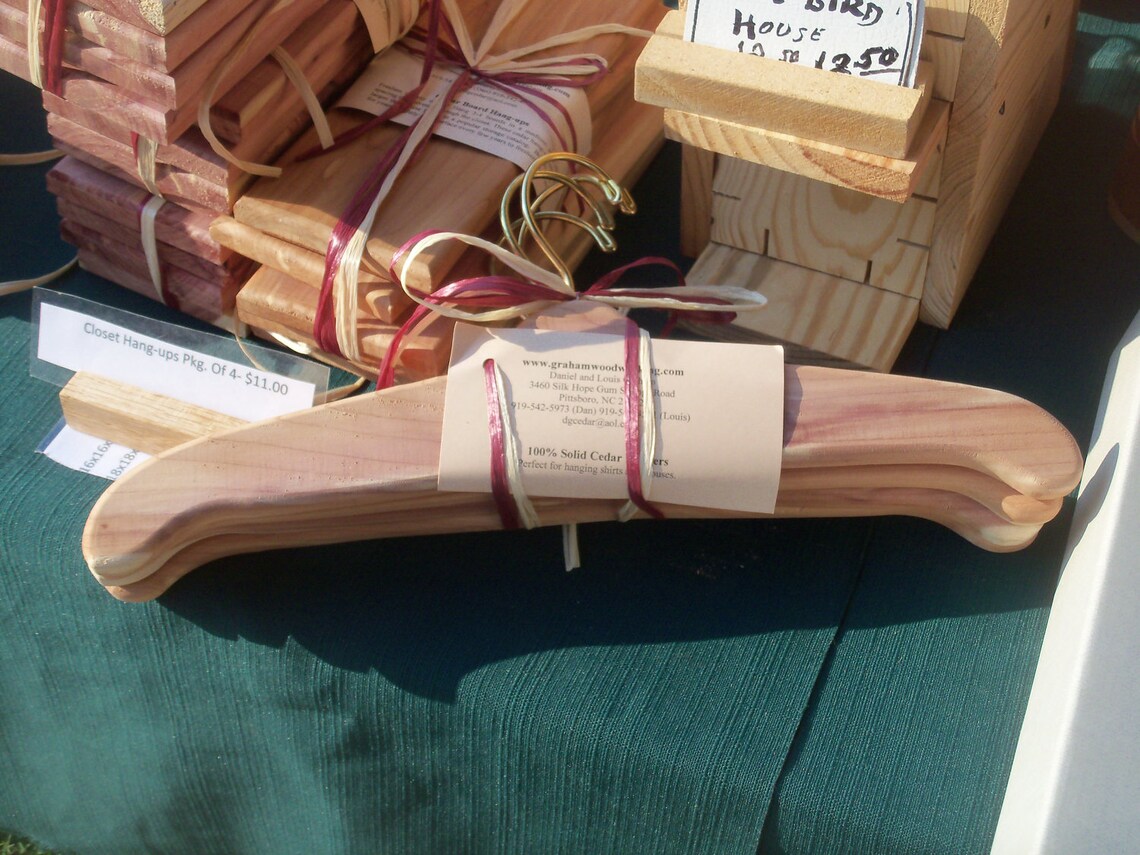 Cedar Hangers Etsy