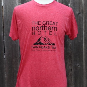 Twin Peaks Great Northen Hotel Screenprinted Shirt