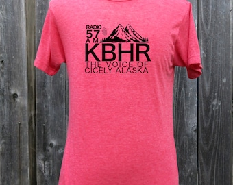 Northern Exposure  KBHR Radio Screenprinted Shirt