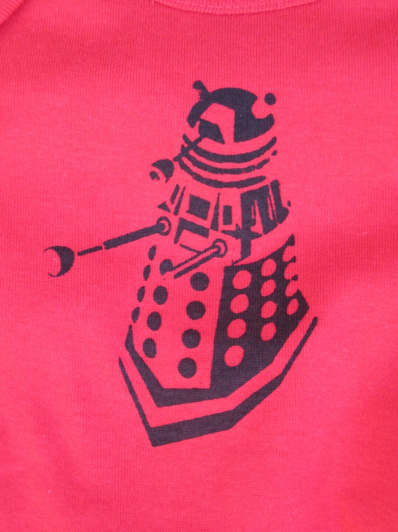 Doctor Who Dalek Baby Bodysuit image 3