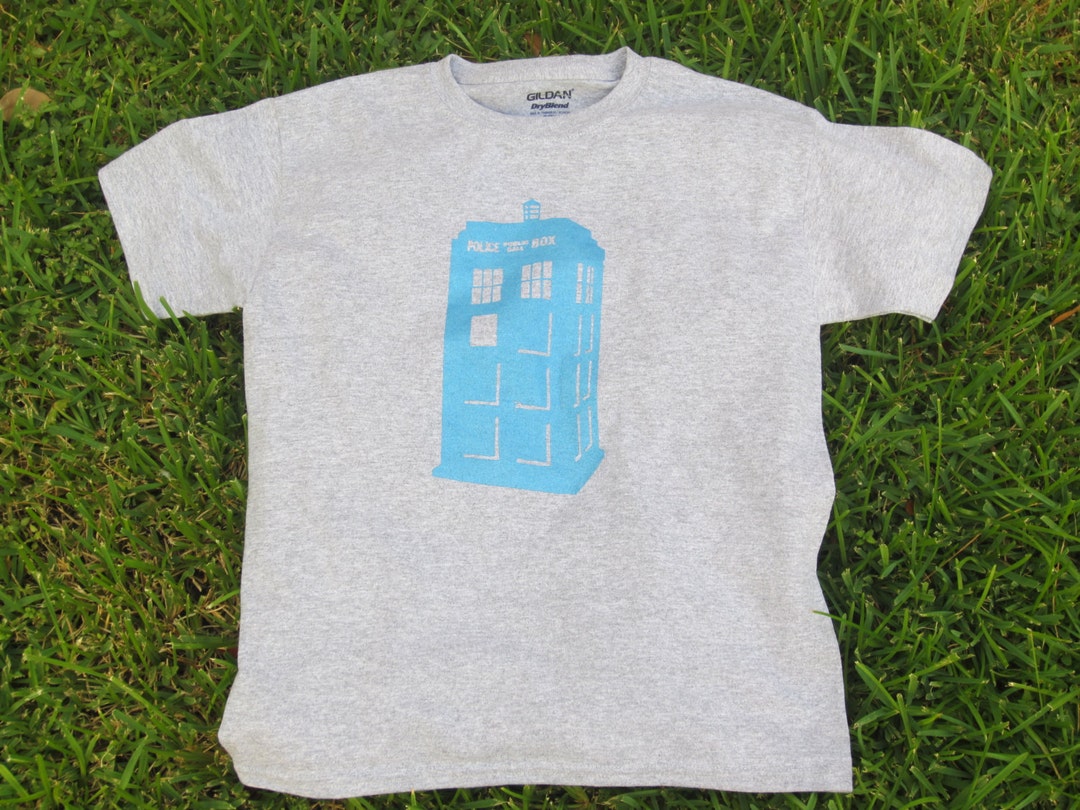 Kids Doctor Who Tardis Screenprinted Shirt - Etsy