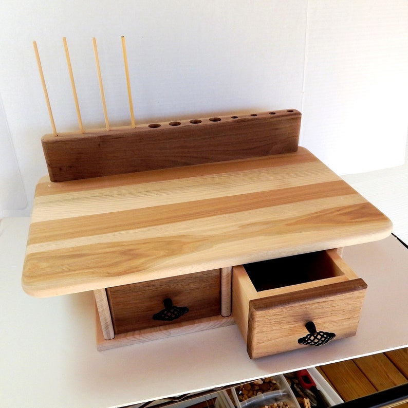 Fly Tying Table with Two Drawers Smooth Top Handcrafted of Etsy