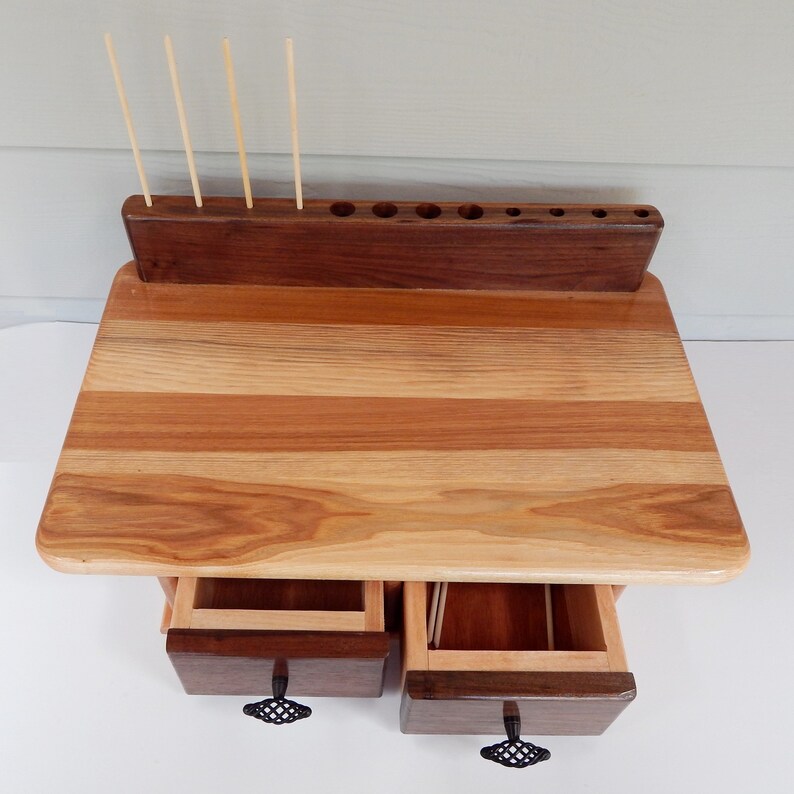 Fly Tying Table with Two Drawers Smooth Top Handcrafted of Etsy