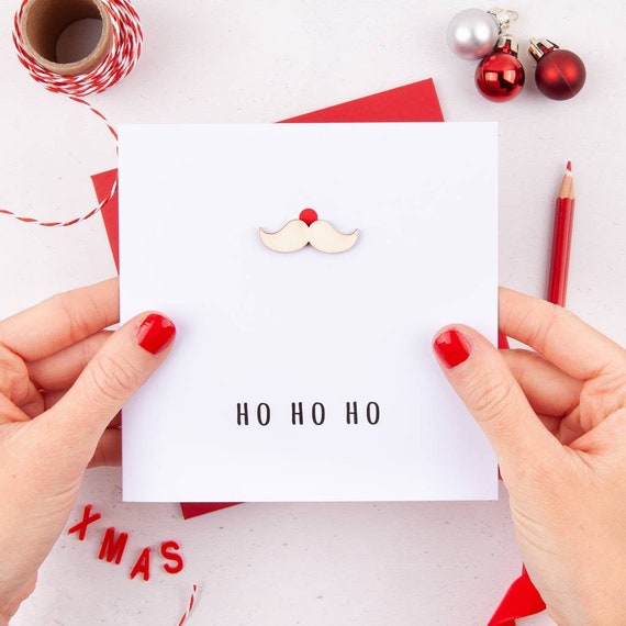 Santa Moustache Christmas Card Santa Red Nose Card Ho Ho Ho Card Father Christmas Moustache Card Red Nose Card Jolly Old Chap Card Santa Moustache Christmas Card Santa Red Nose Card Ho Ho Ho Card Father Christmas Moustache Card Red Nose Card Jolly Old Chap Card